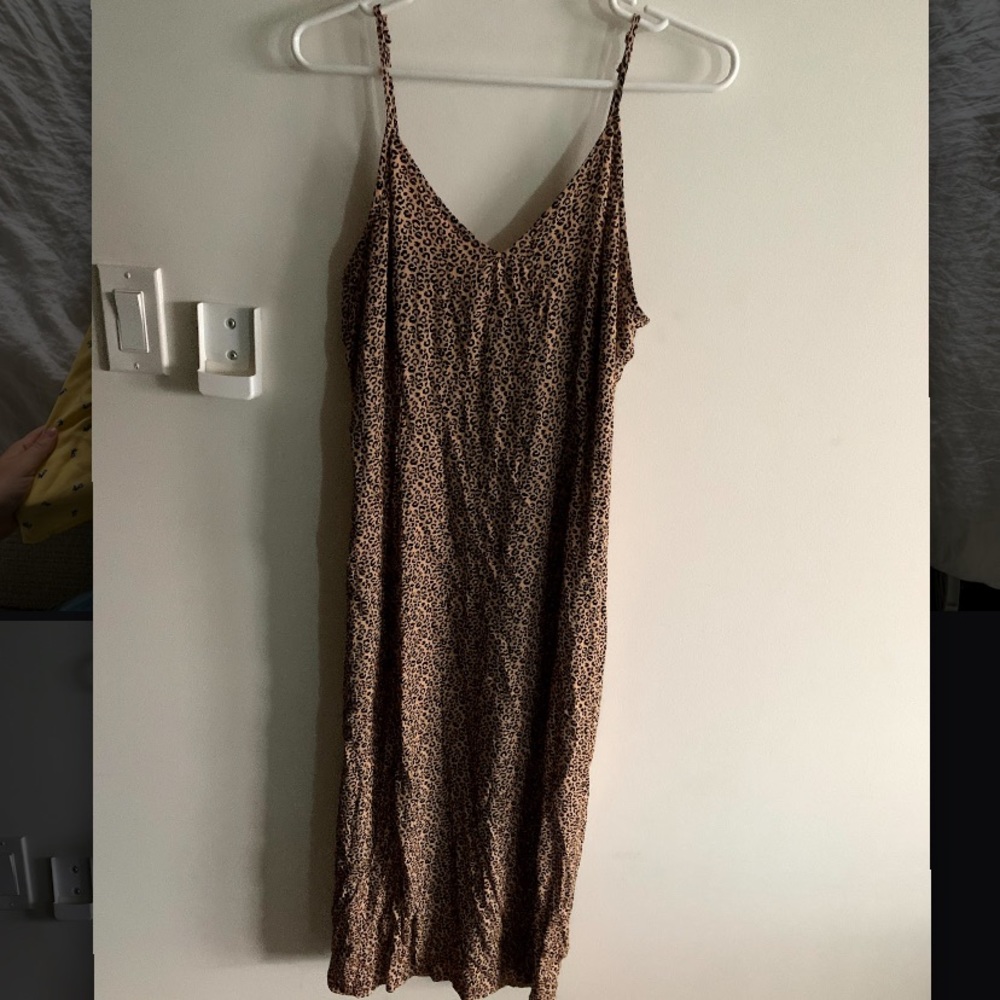 Pacsun LA hearts cheetah midi dress